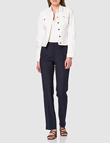 Morgan Veste Denim VPOM Blazer casual, Blanc, T38 para Mujer