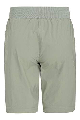 Mountain Warehouse Explorer pantalón Convertible Mujer - Pantalones de protección UV, Parte de Abajo de Secado rápido, Multibolsillos - para Viajar, Senderismo, Camping Caqui 40