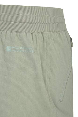 Mountain Warehouse Explorer pantalón Convertible Mujer - Pantalones de protección UV, Parte de Abajo de Secado rápido, Multibolsillos - para Viajar, Senderismo, Camping Caqui 40