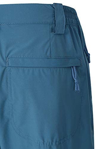 Mountain Warehouse Hiker Stretch Womens Trousers - UV Protection Ladies Pants, Quick Drying Bottoms, Multiple Pockets - Best for Outdoors, Picnic, Parks Azul 40