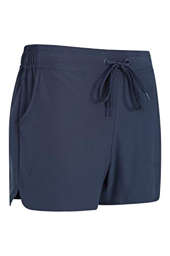 Mountain Warehouse Pantalones Cortos de Surf para Mujer - Pantalones elásticos con protección UV - Ligeros y de Secado rápido - para Verano, Surf, Playa y Piscina Azul Marino 56