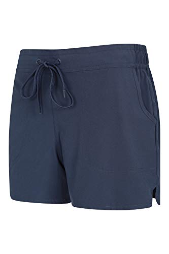 Mountain Warehouse Pantalones Cortos de Surf para Mujer - Pantalones elásticos con protección UV - Ligeros y de Secado rápido - para Verano, Surf, Playa y Piscina Azul Marino 56