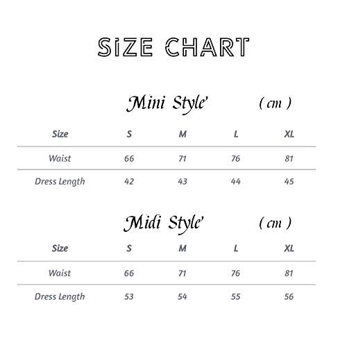 MUADRESS 9004 Falda Retro Mujer Plisada Traje de Baile escocés Oficina Escuela Falda Acampanada Swing Skater Girl Azulejos Rojos M