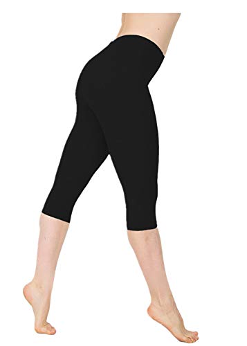 Mujer 3/4 Leggins Cintura Alta Fitness Yoga Mallas Pantalone Deportive Push Up Leggings para Gym Workout Correr Jogging L Dear-XiaoBao