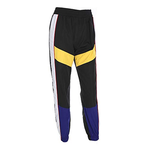 Mujer Pantalones Harajuku Hip Hop Streetwear Pantalones Estilo Callejero Empalmados Pantalones Deportivos De Cintura Alta S-3XL