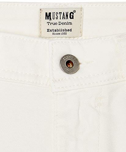 mustang Jasmin Capri Pantalones Cortos, Beige (Cloud Dancer 2020), 40 (Talla del Fabricante: 29) para Mujer