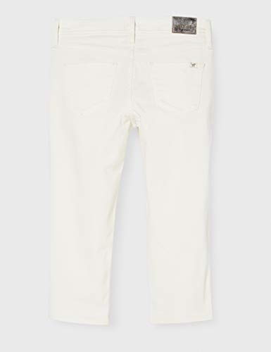 mustang Jasmin Capri Pantalones Cortos, Beige (Cloud Dancer 2020), 40 (Talla del Fabricante: 29) para Mujer