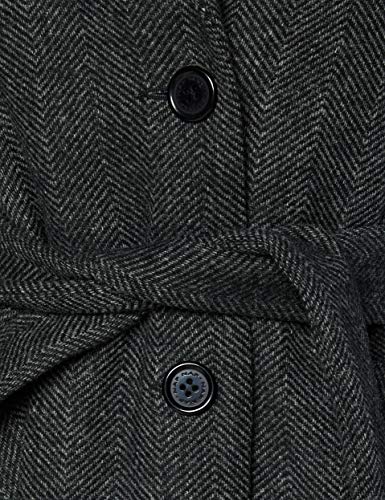 Naf Naf Alice M1 Chamarra de Plumas, Gris Anthracite, 38 para Mujer