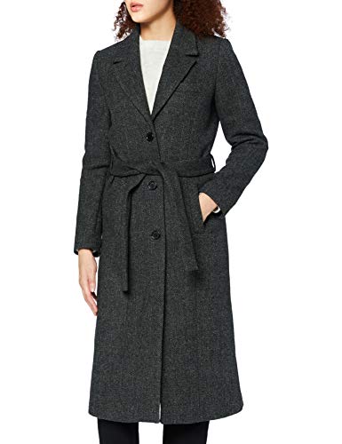 Naf Naf Alice M1 Chamarra de Plumas, Gris Anthracite, 38 para Mujer