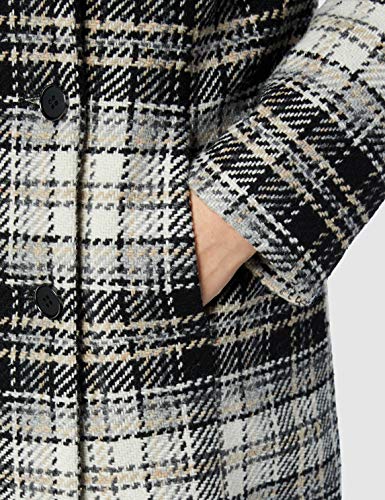 Naf Naf M1 Chamarra de plumas, AFAN GRIS, 40 para Mujer