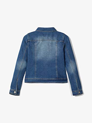 Name IT NITSTAR RIKA DNM Jacket NMT Noos, Chaqueta Niños, Azul (Medium Blue Denim), 146