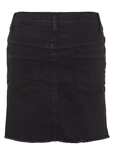 NAME IT Nkfbilura Dnm 7083 Skirt Noos Falda, Negro (Black Denim Black Denim), 92 para Niñas