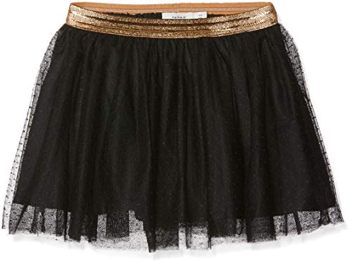 NAME IT Nkftullu Tulle Skirt Noos Falda, Negro (Black Black), 158 para Niñas