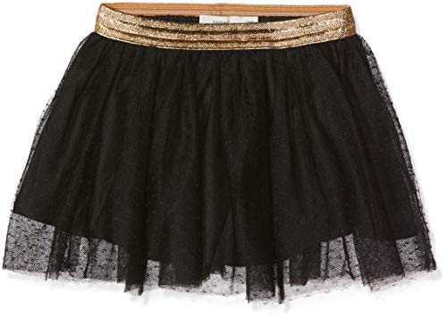 NAME IT Nkftullu Tulle Skirt Noos Falda, Negro (Black Black), 98 para Bebés