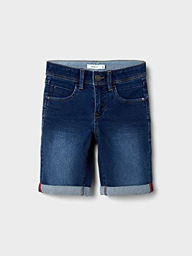 NAME IT Nkmsofus Dnmtax 2012 Long Shorts Noos Pantalones Cortos, Azul (Medium Blue Denim Medium Blue Denim), 104 para Niños