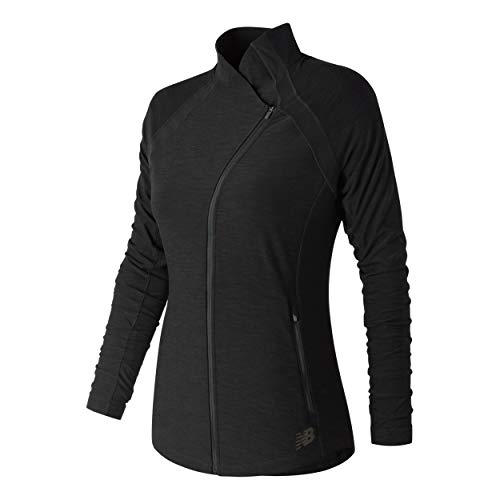 New Balance Anticipate - Chaqueta de entrenamiento para mujer, color negro, talla XS