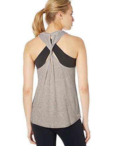 New Balance Camiseta sin Mangas para Mujer Transform Jersey Twist, Mujer, Camiseta, WT93173, Gris atlético, M