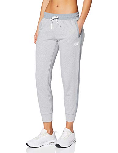 New Balance Core Fleece Pant Pantalones, Mujer, Athletic Grey, Large
