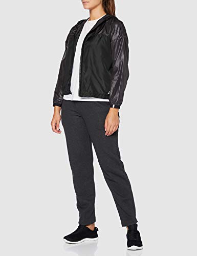 New Balance Light Packable Jacket Chaqueta, Mujer, Negro, Medium