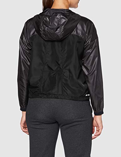 New Balance Light Packable Jacket Chaqueta, Mujer, Negro, Medium