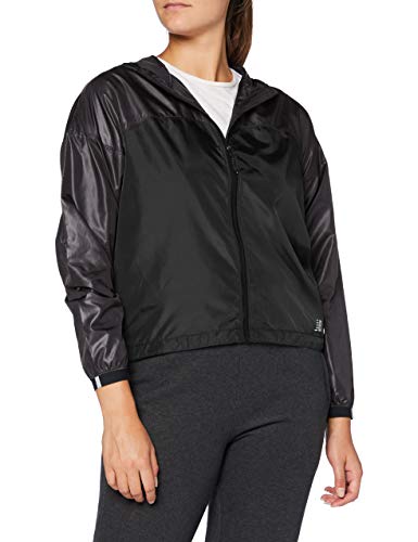 New Balance Light Packable Jacket Chaqueta, Mujer, Negro, Medium