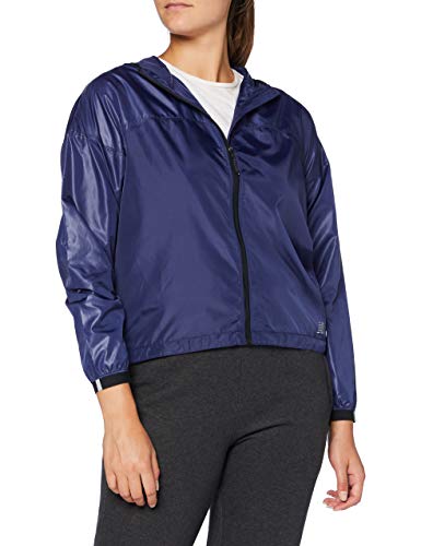 New Balance Light Packable Jacket Chaqueta, Mujer, Techtonic Azul, Medium