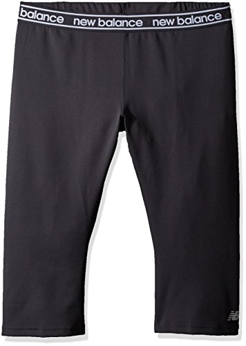 New Balance Malla Capri Accelerate Solid Malla Capri, Mujer, Black, S