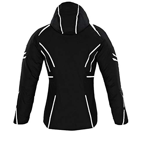 Newfacelook De las mujeres Señoras Motocicleta Impermeable Protector Chaqueta
