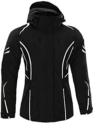 Newfacelook De las mujeres Señoras Motocicleta Impermeable Protector Chaqueta