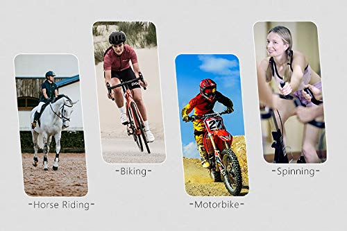 NICEWIN Shorts Biker para Mujer Mallas Acolchadas para Ciclismo Leggings Cortos para Montar en Cintura Alta