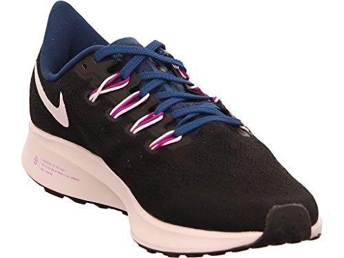 Nike Air Zoom Pegasus 36, Zapatillas para Correr Mujer, Negro Black Valerian Blue Vivid Purple Summit White, 37.5 EU