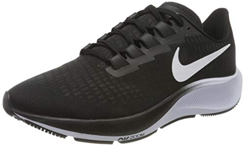 Nike Air Zoom Pegasus 37, Zapatillas para Correr Mujer, Negro/Blanco, 38.5 EU