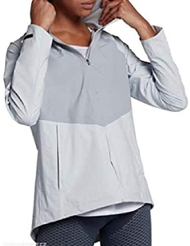 NIKE AROSHLD ZNL HD Chaqueta, Mujer, Gris (Lobo / Metalizado / Platino Puro), M