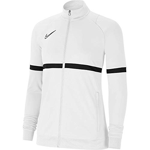 NIKE Chaqueta para mujer Academy 21 Track Jacket, Mujer, CV2677-100, blanco/negro/negro/negro, small