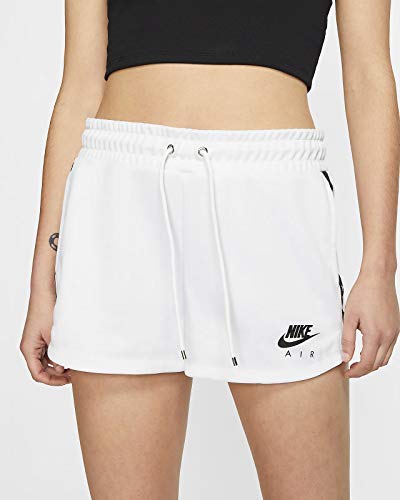 NIKE CJ3134-100 W NSW Air Short PK Pantalón Corto Deportivo para Mujer, Blanco, Talla: XL