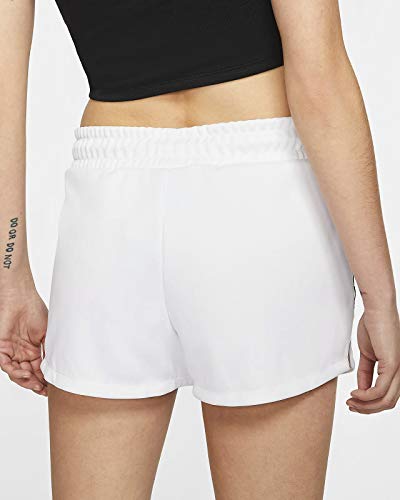 NIKE CJ3134-100 W NSW Air Short PK Pantalón Corto Deportivo para Mujer, Blanco, Talla: XL
