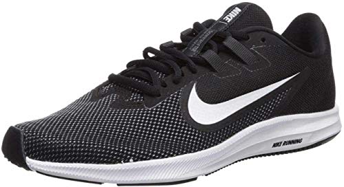 Nike Downshifter 9, Zapatillas de Running para Asfalto Mujer, Multicolor (Black/White/Anthracite/Cool Grey 001), 37.5 EU