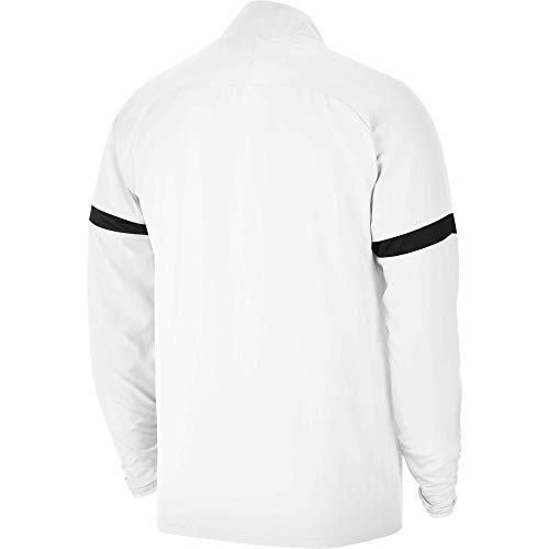 NIKE Dri-FIT Academy 21, Chaqueta deportiva Niños, Weiss / Schwarz / Schwarz / Schwarz, XS