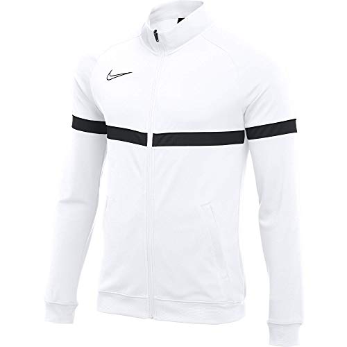 NIKE Dri-FIT Academy 21, Chaqueta deportiva Niños, Weiss / Schwarz / Schwarz / Schwarz, XS