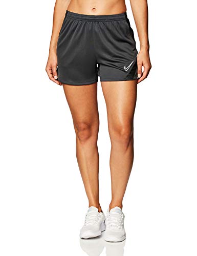 NIKE Dri-FIT Academy Pro Pantalones Cortos De Fútbol, Mujer, Antracita/Negro/Blanco, M