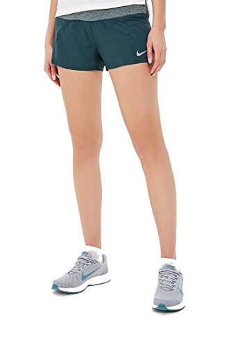 Nike Dry Running Shorts para mujer (Deep Jungle, XL)
