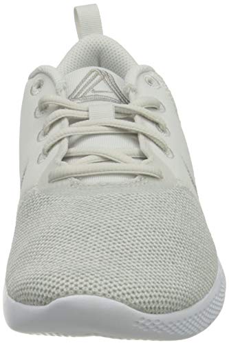 Nike Flex Experience RN 10, Running Shoe Mujer, White/Metallic Silver-Platinum Tint-Light Smoke Grey, 42 EU