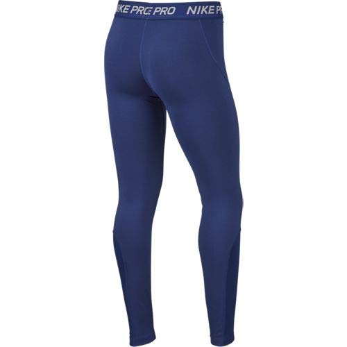 NIKE G NP Tght Sport Trousers, Niñas, Blue Void/Blue Void/Blue Void/(White), M