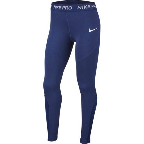 NIKE G NP Tght Sport Trousers, Niñas, Blue Void/Blue Void/Blue Void/(White), M