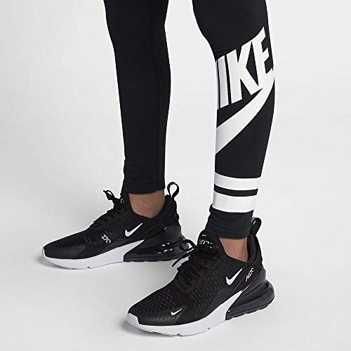 Nike G NSW LGGNG Favorite GX3 Mallas, Niñas, Negro (Black/White), XL