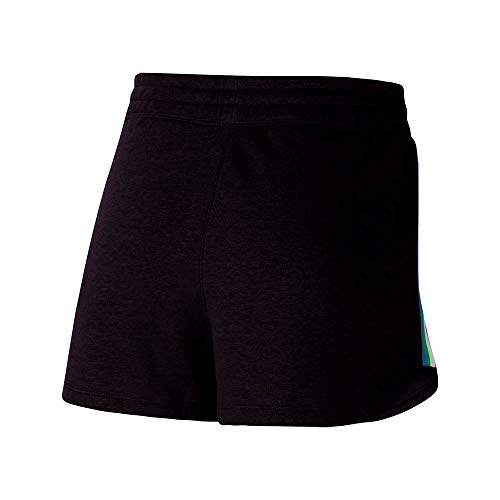 NIKE Hrtg - Pantalones Cortos de Forro Polar para Mujer, Mujer, CU8399, Negro/Sail/Blanco, Extra-Small