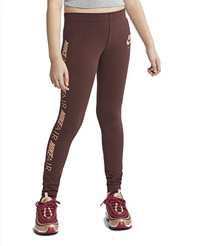 NIKE Mallas para niña aq8833, Niñas, Mallas para niña, AQ8833, Dorado/Rose Gold, Large