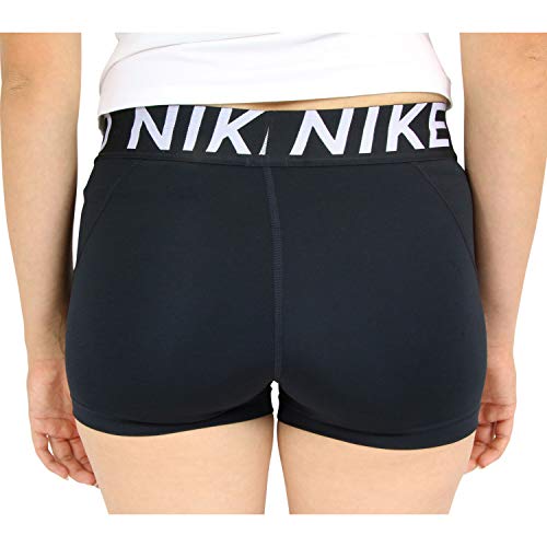NIKE NP Short Pantalones Cortos, Mujer, Negro (Black/Black/White), L