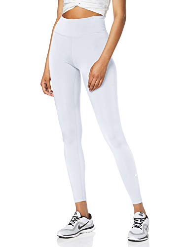 NIKE One Mallas, Mujer, Azul (Aura/White), XL