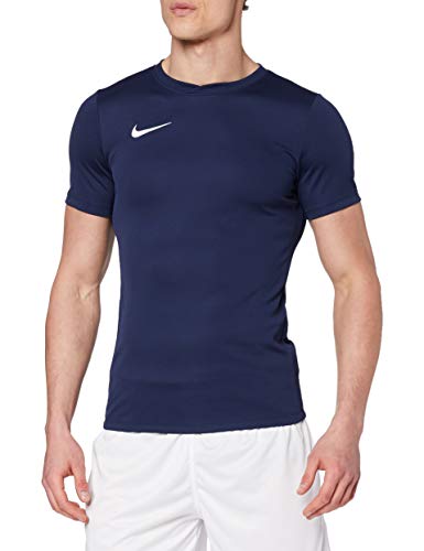 Nike Park VI Camiseta de Manga Corta para hombre, Azul (Midnight Navy/White), M